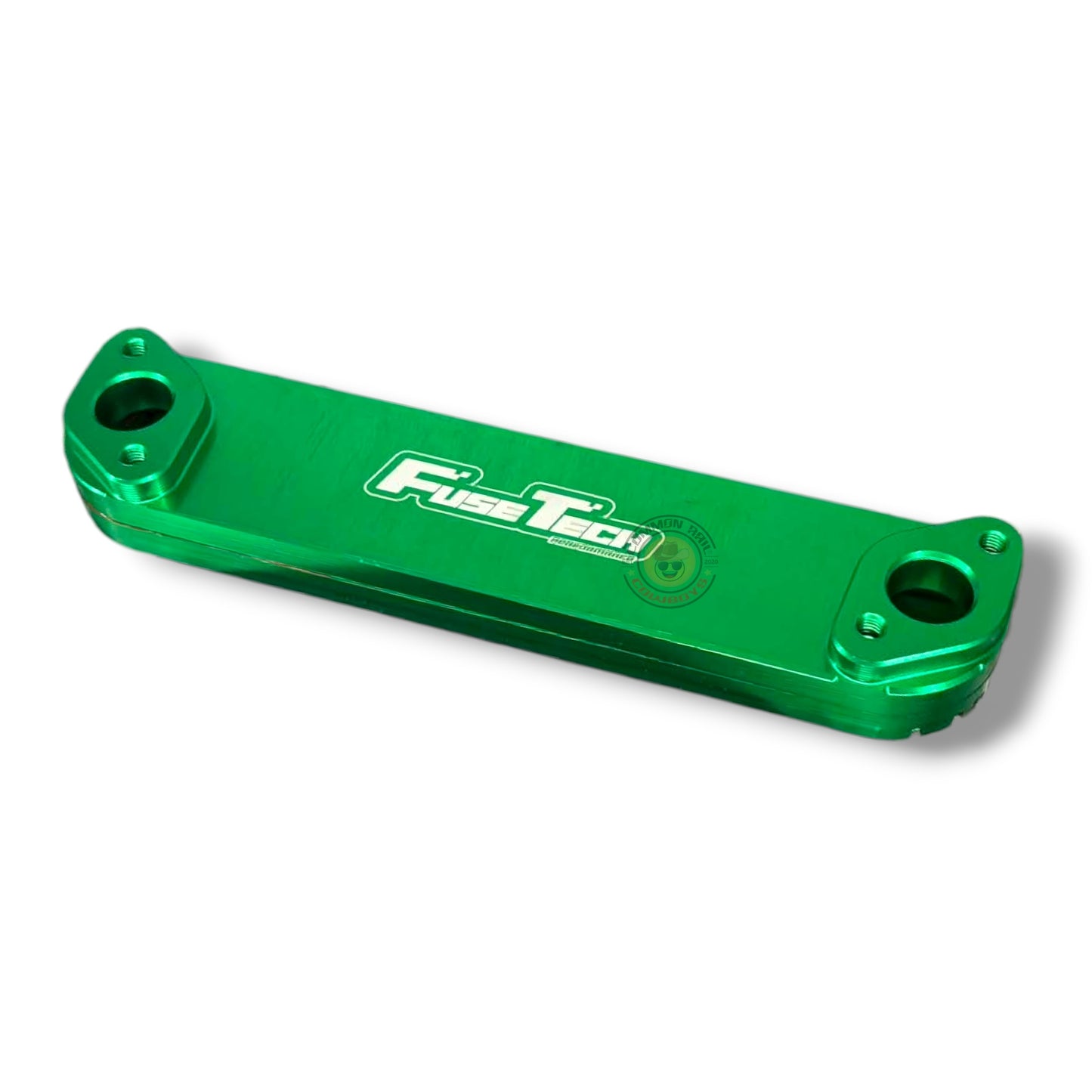 FuseTech Billet Aluminum 1KD Oil Cooler upgrade with durable fins and fittings for enhanced engine cooling.