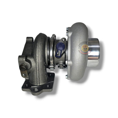 Flex F55 Boost X Turbo for 1KD 4JJ1 engine, showcasing the compact turbocharger with branded components and turbo inlet.