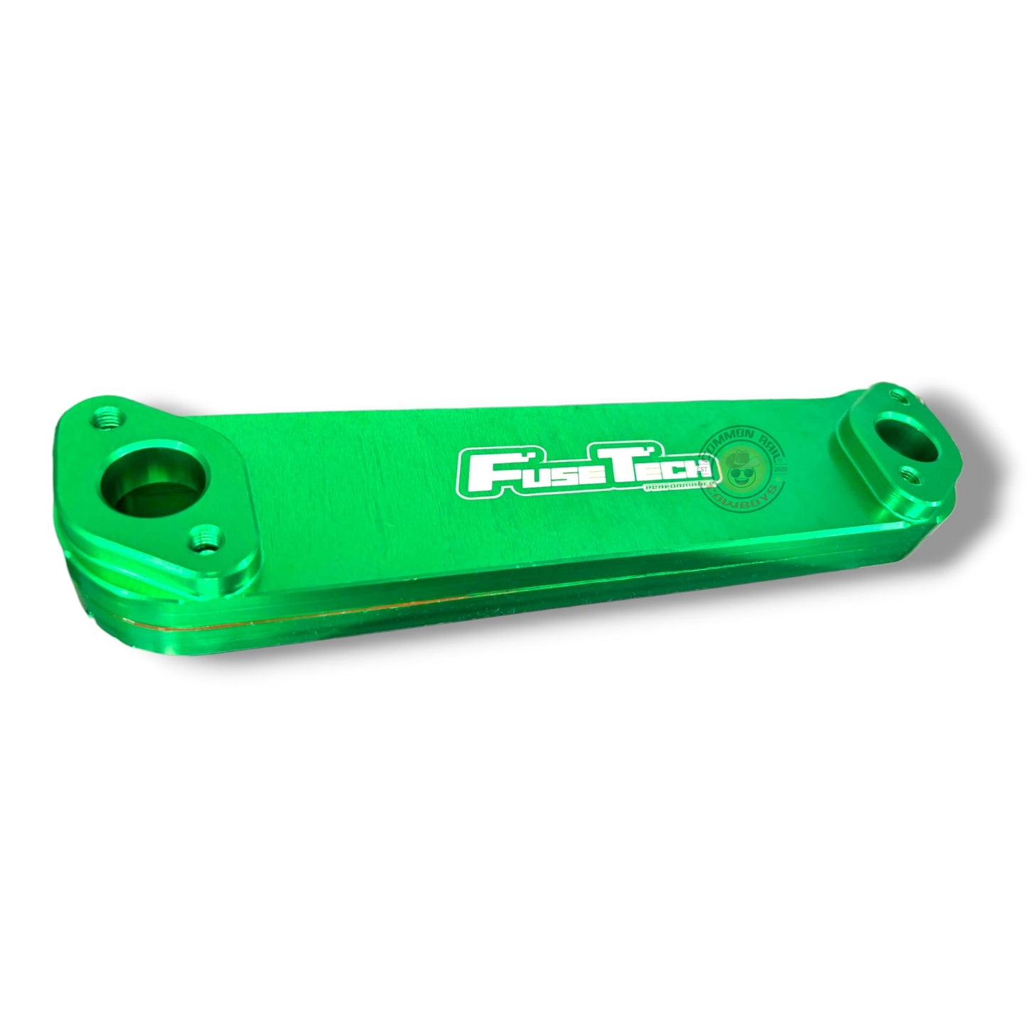 FuseTech Performance 1KD oil cooler upgrade, billet aluminum construction, designed for enhanced engine cooling and performance.