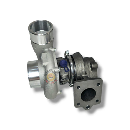 Flex F55 Boost X Turbo for 1KD 4JJ1 engine, high-performance turbocharger with visible turbine and compressor wheel.