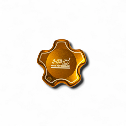 HPD 4JJ1 / 4JJ3 Billet Oil Cap from HPD Special Parts, 4JJ Bling Parts for engine oil fill cap, polished metal finish