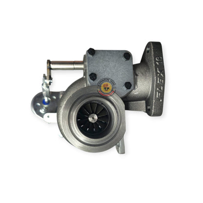 Flex 46mm Bolt On Turbo (Gated) for 2015-2019 vehicles, showing the turbocharger with visible inlet and outlet ports.