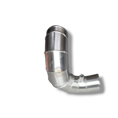 Flex Dmax/Mux 4JJ1 3-inch intake pipe upgrade for 2012-2016 trucks, showing the new intake pipe installation.
