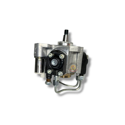 Denso 1VD-FTV injector pump pre-DPF fuel pump with detailed metal components and connectors, designed for diesel engines.