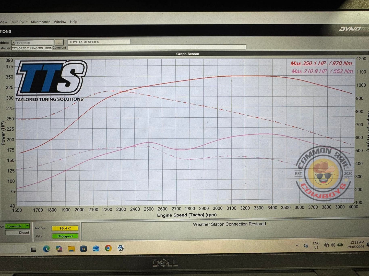 1VD Denso +30 nozzle installation tuning results