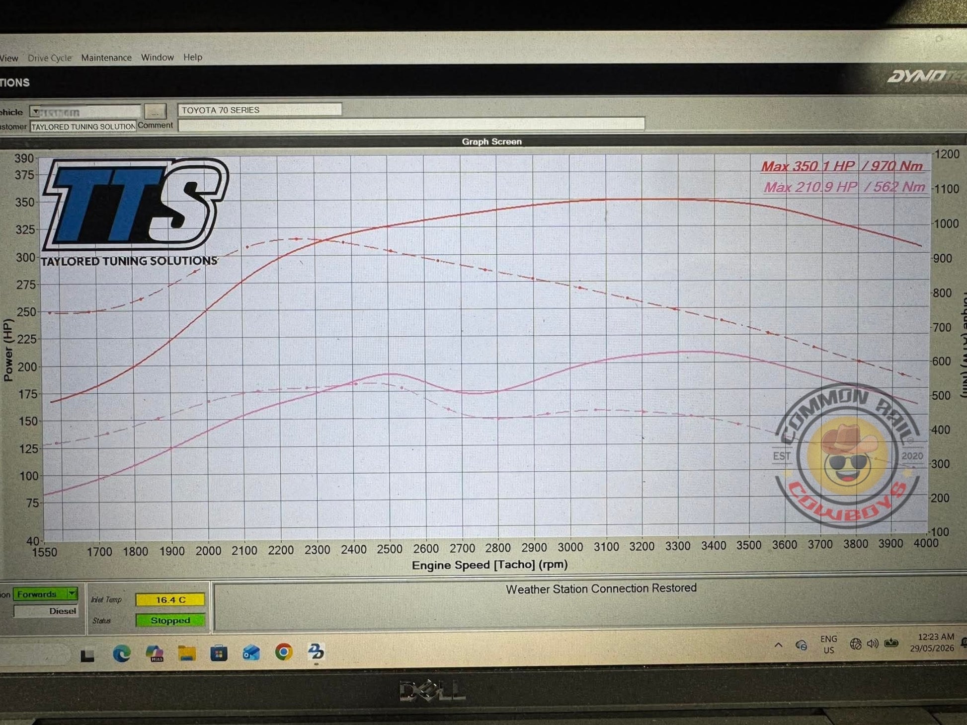 1VD Denso +30 nozzle installation tuning results