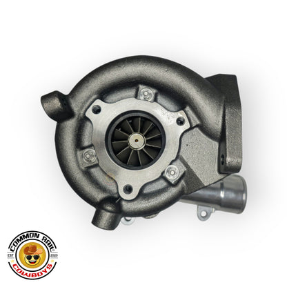 Flex 44mm VNT Turbo for 1KD Hilux and Prado, FLEX Pro Drop-In turbocharger with visible turbine and compressor wheels.