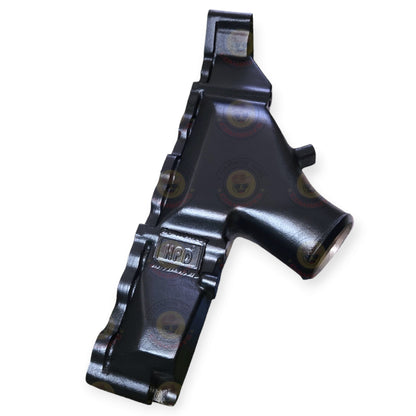 HPD 4JJ1 intake manifold for D-MAX Colorado, forward-facing design, made by HPD Special Parts, showing the metal structure and mounting points.