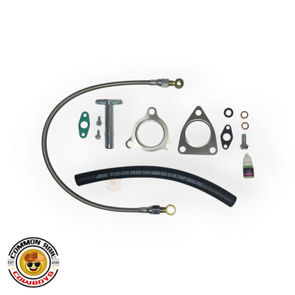 Flex R77 Pro 46mm Turbocharger with 1KD branding, showcasing its turbo unit with inlet and outlet connections for performance boost.