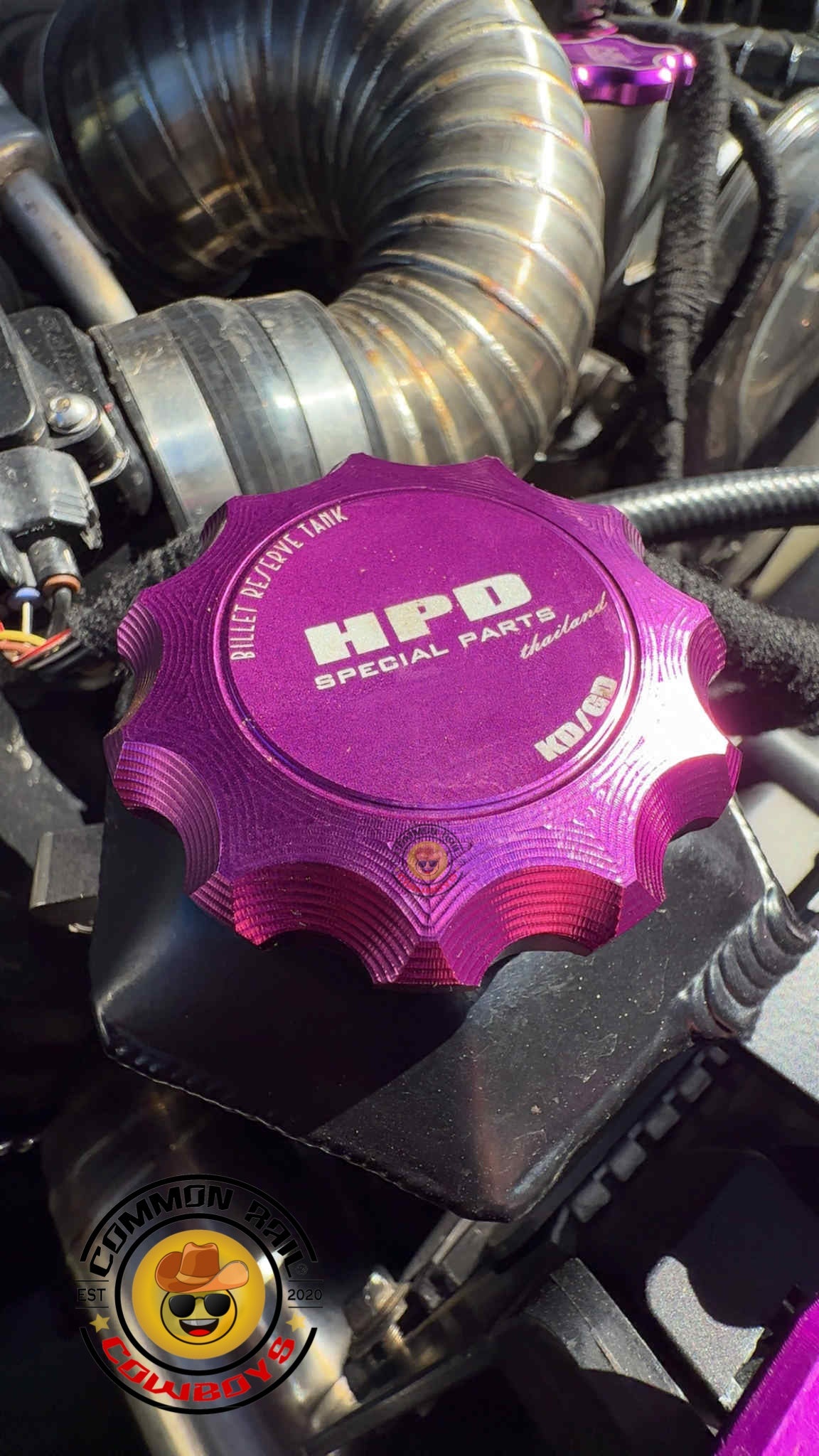 1KD Coolant Res Lid Cover - HPD - Common Rail Cowboys