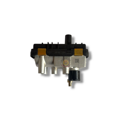 Turbo actuator for Ford Ranger PX2, PX3, Everest UA, Mazda BT-50 UR 3.2L diesel engine by Common Rail Cowboys, with electronic components.