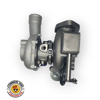 Flex R77 Pro 46mm Turbo from Flex, featuring polished metal housing and inlet connections, designed for high-performance turbocharging.