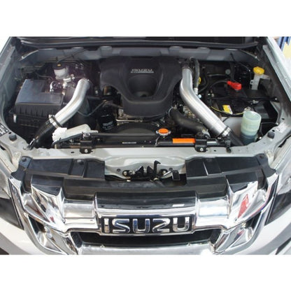High Performance Diesel intercooler kit for Isuzu D-Max and MUX 2012-2016, showing the assembled intercooler components.
