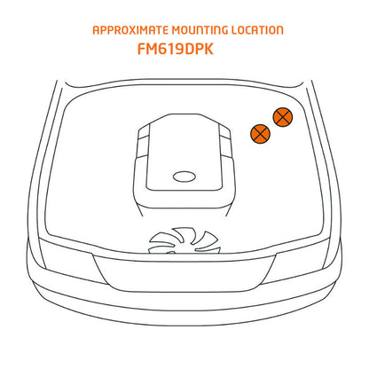 Direction Plus GU Patrol ZD30 Fuel Manager Pre Filter kit installed on vehicle, showing mounting location and filter components.