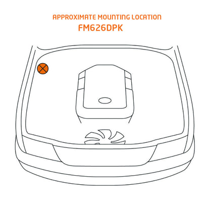 GU Patrol Fuel Manager Kit pre-filter installation location for 2006-2018 models by Direction Plus, showing mounting setup.
