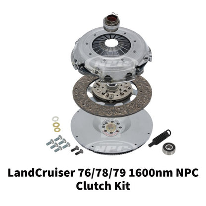 Heavy-duty NPC clutch for Land Cruiser 76/78/79 Series, with 1600 nm torque capacity, shown in the image.