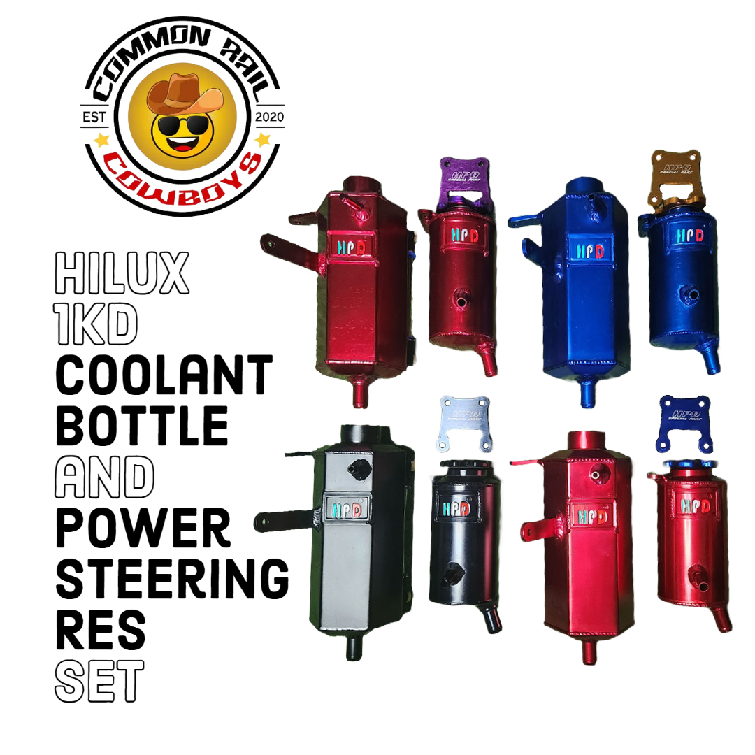 N70 Hilux Coolant Bottle and Power Steering Reservoir - HPD - Common Rail Cowboys